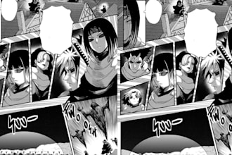 draw  quality anime manga comic manga storyboard manga character webtoon comic