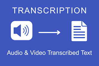 transcribe your audio or video to text accurately and fast