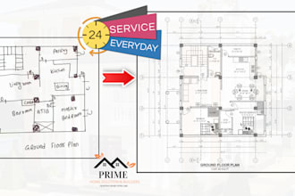 create professional 2d floor plans in autocad with quick deliver