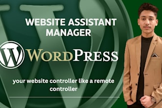 provide wordpress website management maintenance and support
