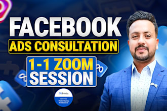 be your coach, mentor and consultant for meta facebook instagram ads