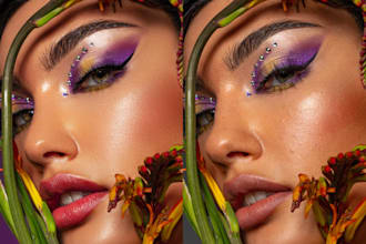 high end beauty and skin retouching in photoshop