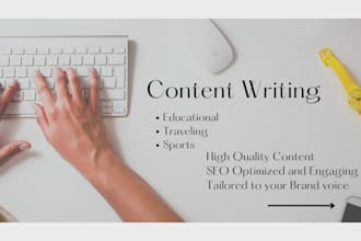do SEO educational, traveling and foods articles