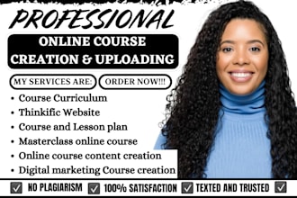 create online course content, course creation, ebook online course on thinkific