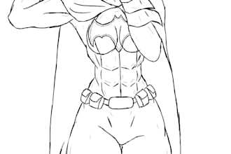 create characters with fitness style anatomy and unique illustrations
