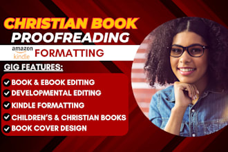 do christian book proofreading book formatting developmental editing book cover