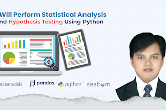 perform statistical analysis and hypothesis testing using python
