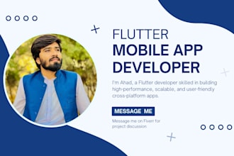 develop android mobile app as a flutter developer