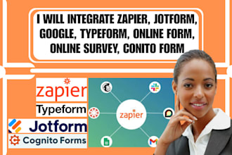 integrate zapier jotform google typeform online form online survey cognito form