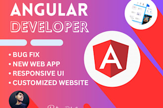 develop responsive and SEO optimized angular web app