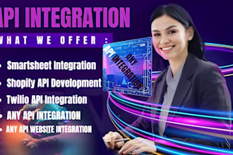 develop setup custom api integration twilio API integrate api smartsheet