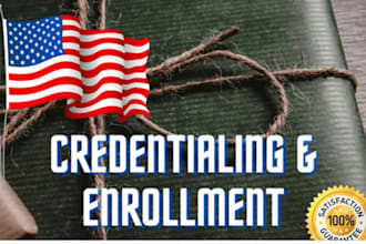 do credentialing, enrollment and contracting for USA healthcare providers