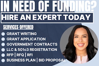 do grant writing, government contracts, rfp, bid proposal