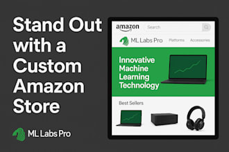 design a stunning amazon storefront or brand store that converts