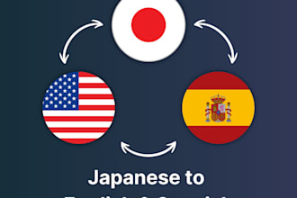 translate your document from japanese to english or spanish