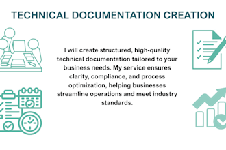 write business process manuals and reports