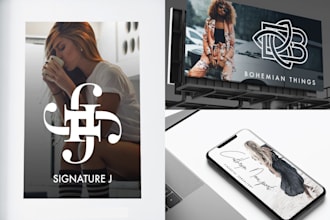do luxury clothing fashion cosmetics beauty logo design with full branding kit