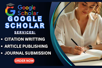 write and publish article research in peer reviewed google scholar journals