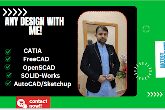 solve problems catia, solid works, freecad, openscad