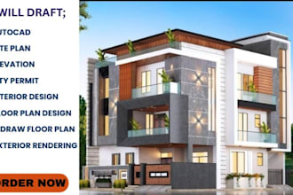 master plan layout design plot plan building interior and exterior blueprint