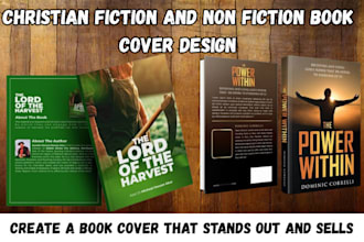 redesign amazon book cover christian fiction and non fiction book
