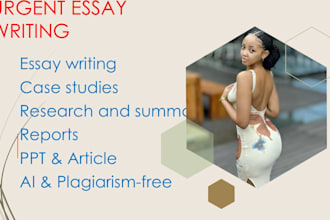 do urgent essay writing as an essay writer