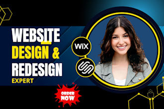 wix landing page, wix studio, squarespace website redesign, odoo site, webdesign