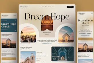 build or redesign a beautiful church website ministry website