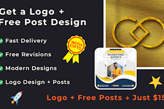 design a professional logo free social media post mockup
