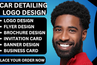 car detailing automotive auto wash auto detailing auto repair logo