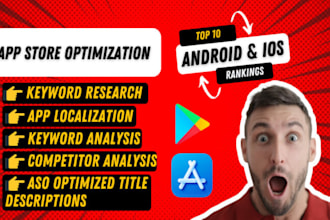 do app store optimization services for higher app rankings