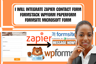 integrate zapier contact form formstack wpform paperform formsite microsoft form