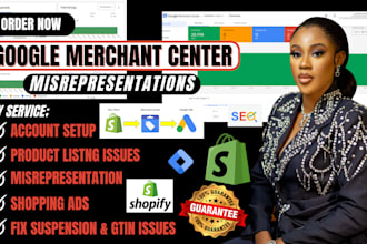 fix google merchant center, misrepresentation gtin and shopping ads