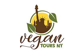 design a unique vegan and vegetarian food logo for business