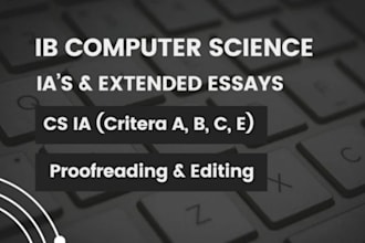 write provide feedback on ib computer science ia, design theatre ee ess ia sl hl