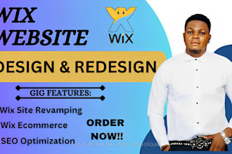 redesign wix website design and wix website design, website design, wix