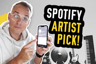 design a creative spotify artist banner in 24 hrs