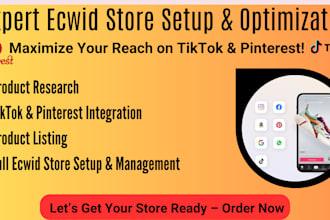 optimize your ecwid store to boost traffic from tiktok and pinterest