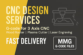create cnc cutting files 3d carving gcode