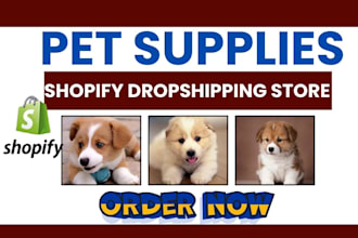 design pet shopify store shopify dropshipping pet pod store redesign shopify