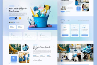 build a cleaning website