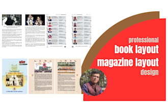 design professional book or magazine layout