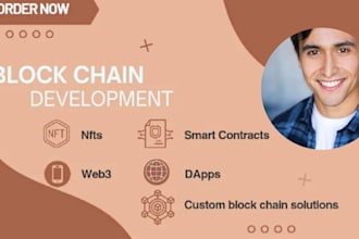 your blockchain developer and make staking web3 dapp smart contract on solana