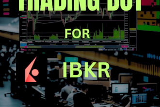 integrate your tradingview strategy for real time  trading on ibkr