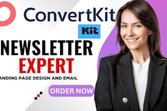 setup convertkit  newsletter design convertkit email do convertkit landing page