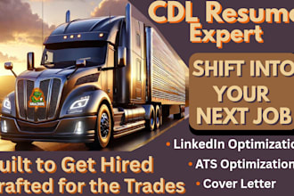 create a professional cdl truck driver resume that gets you hired fast