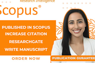 write and publish your article in sci, scie, ssci, scopus, ieee, springer