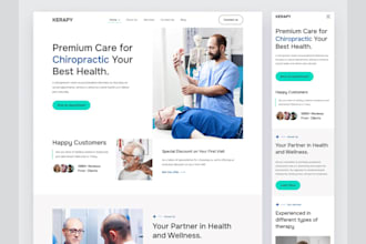 create therapy website, medical website, mental health