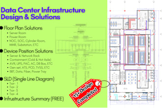 design data center infrastructure solutions in autocad
