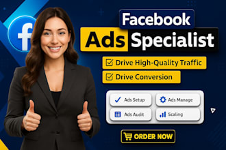 be your meta ads expert for high converting facebook campaigns